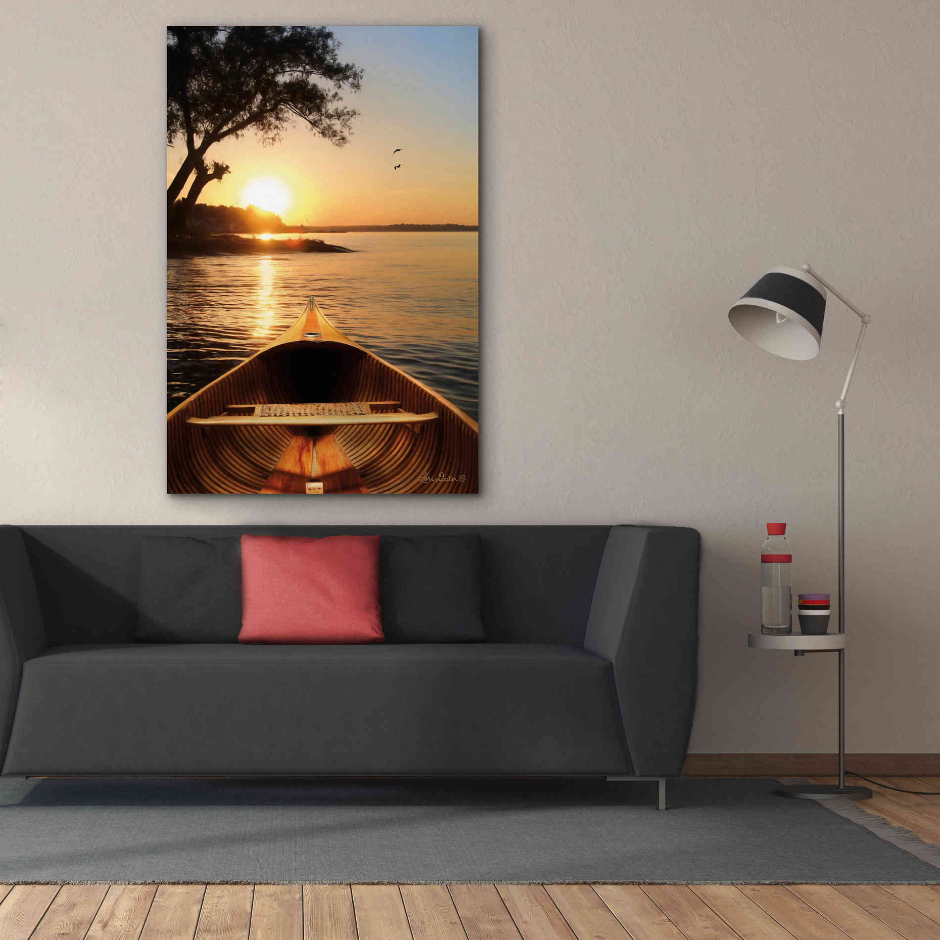 'Sunset on the Lake I' by Lori Deiter, Canvas Wall Art,40 x 60