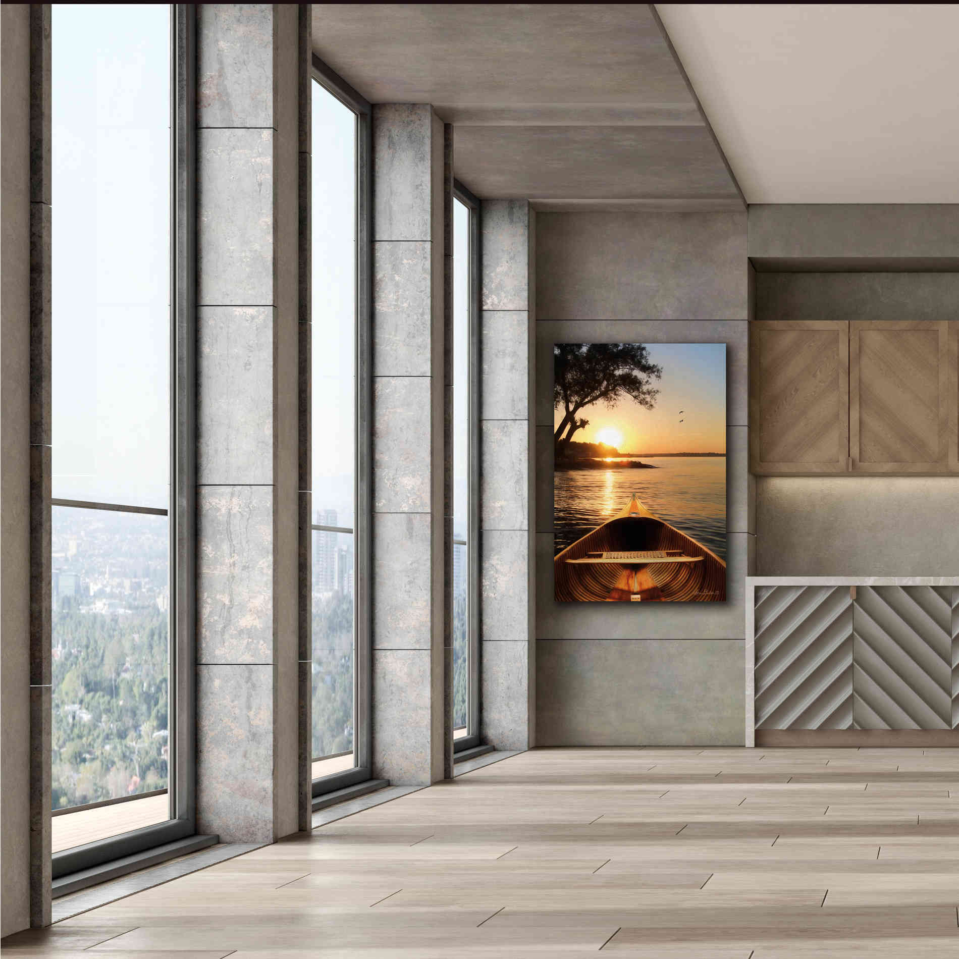 'Sunset on the Lake I' by Lori Deiter, Canvas Wall Art,40 x 60