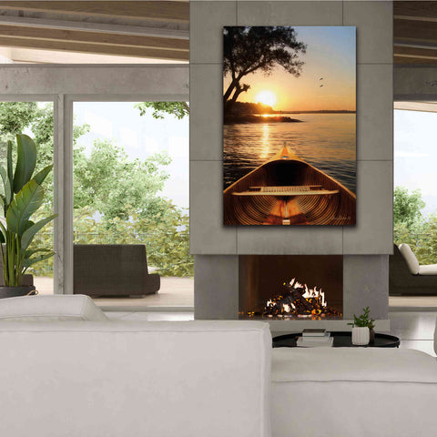 Image of 'Sunset on the Lake I' by Lori Deiter, Canvas Wall Art,40 x 60