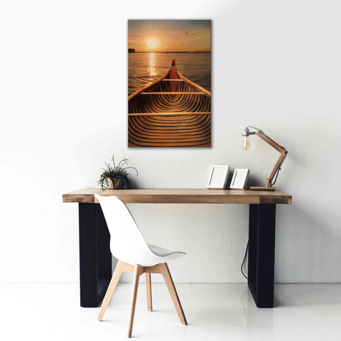 Image of 'Sunset on the Lake II' by Lori Deiter, Canvas Wall Art,26 x 40