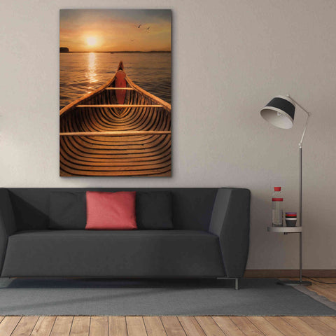 Image of 'Sunset on the Lake II' by Lori Deiter, Canvas Wall Art,40 x 60