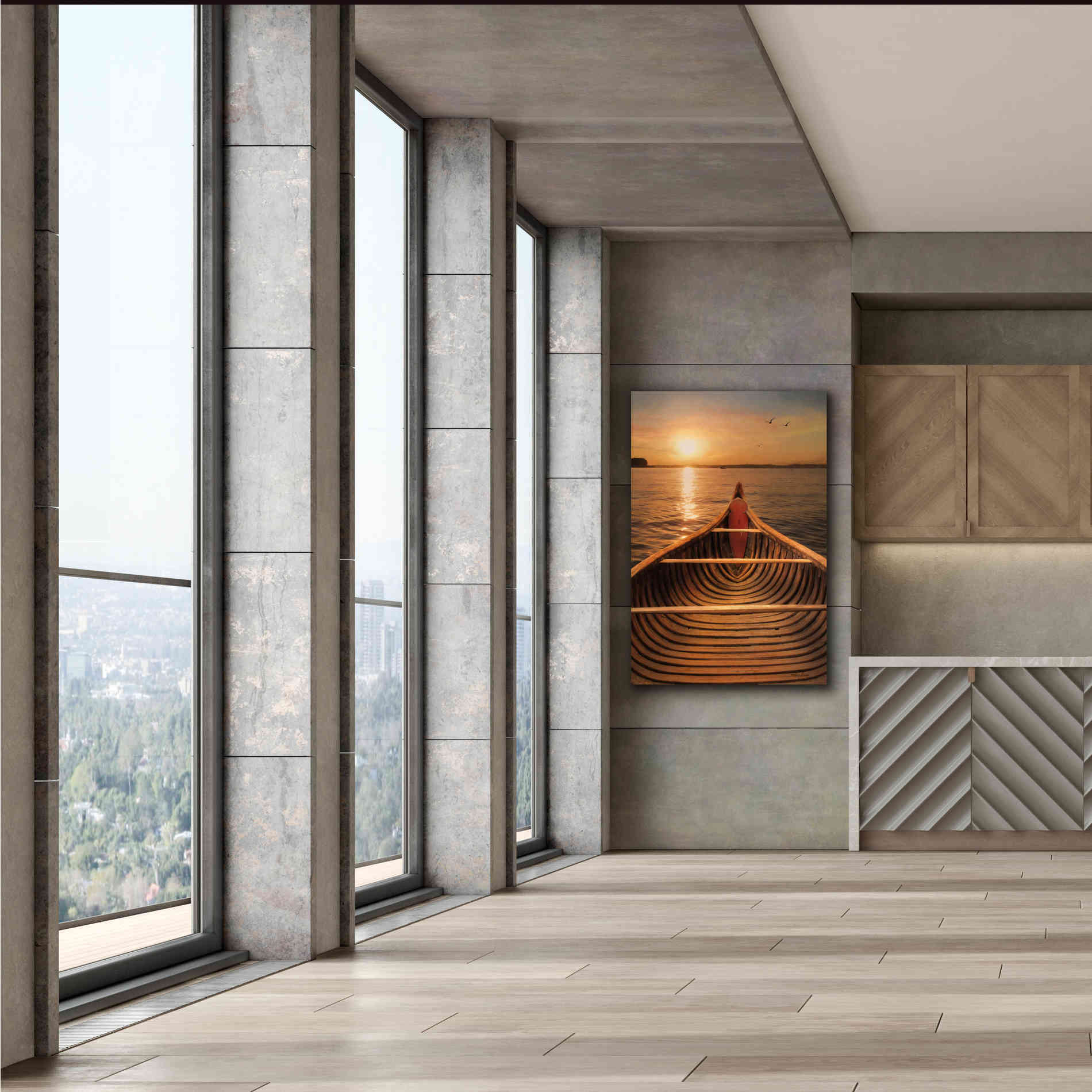 'Sunset on the Lake II' by Lori Deiter, Canvas Wall Art,40 x 60