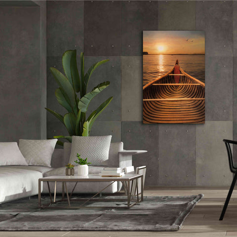 Image of 'Sunset on the Lake II' by Lori Deiter, Canvas Wall Art,40 x 60