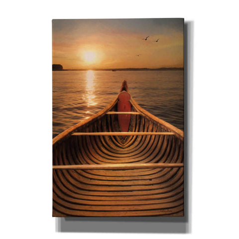 Image of 'Sunset on the Lake II' by Lori Deiter, Canvas Wall Art