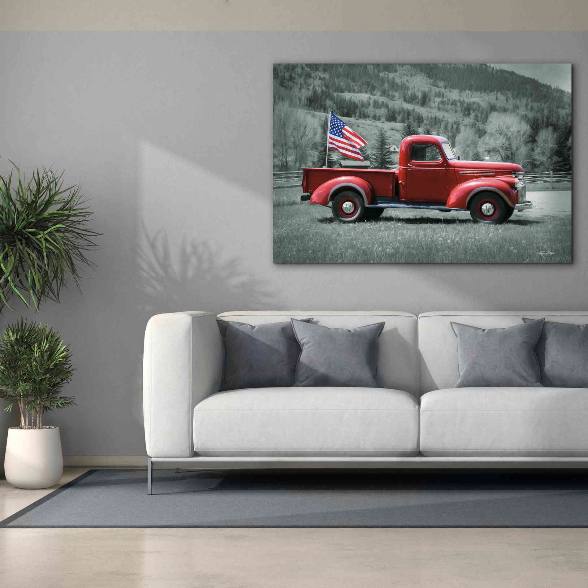 'American Made I' by Lori Deiter, Canvas Wall Art,60 x 40
