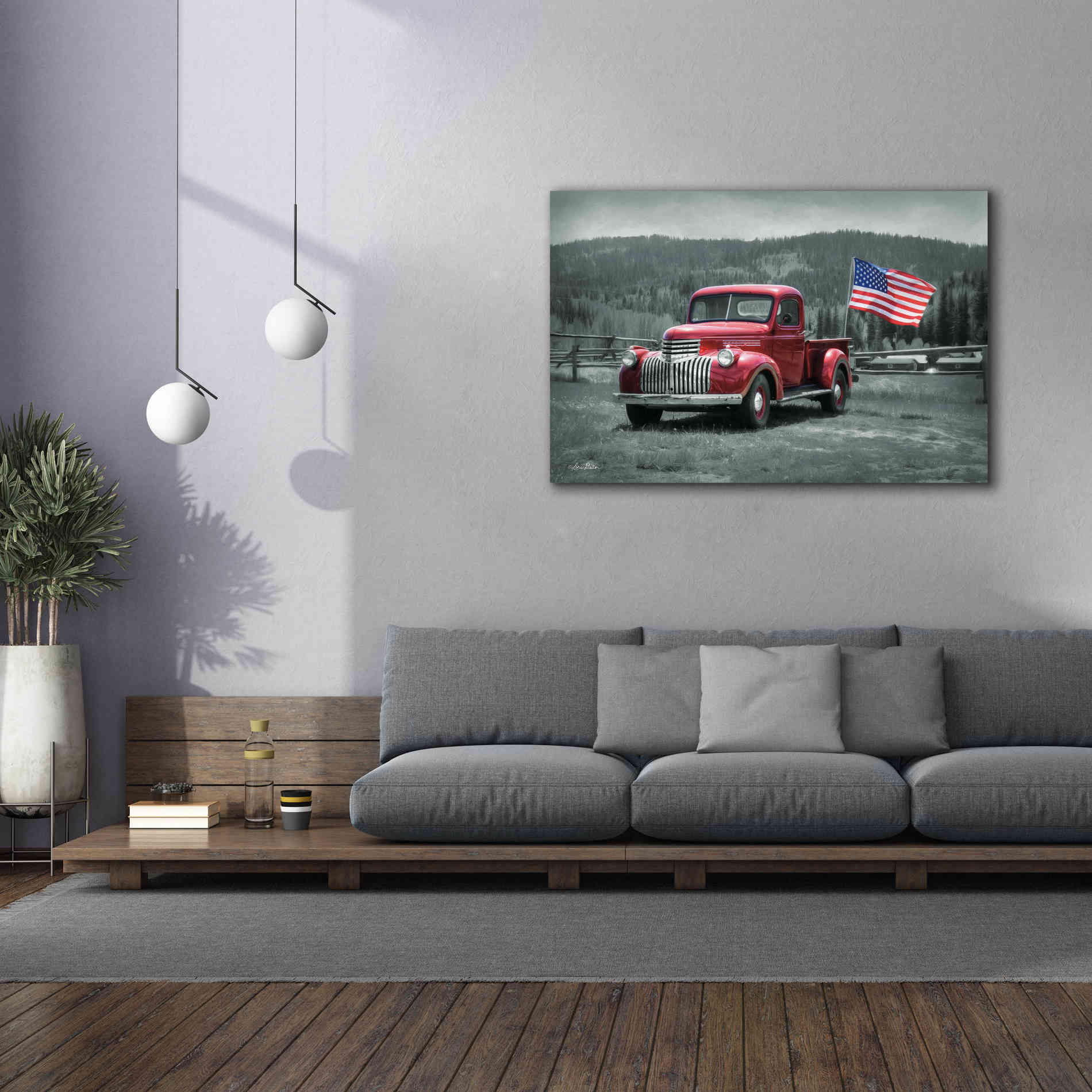 'American Made II' by Lori Deiter Canvas Wall Art,60 x 40