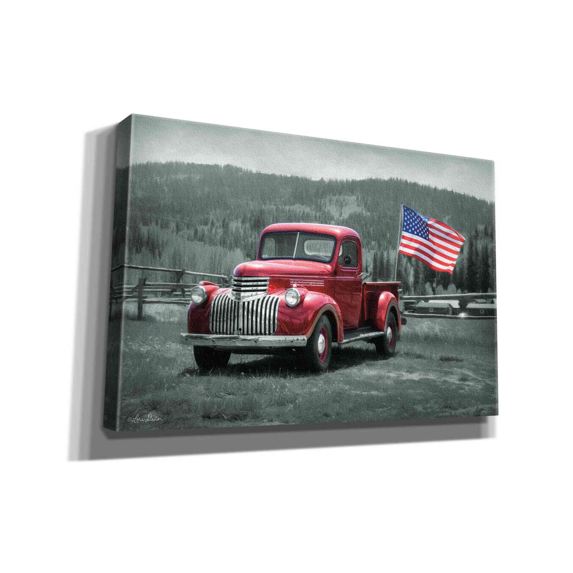 'American Made II' by Lori Deiter Canvas Wall Art
