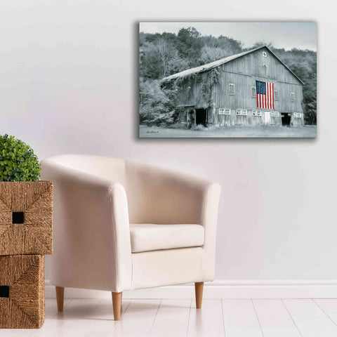 Image of 'Patriotic Farm II' by Lori Deiter Canvas Wall Art,40 x 26