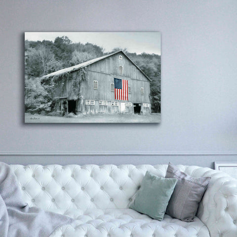 Image of 'Patriotic Farm II' by Lori Deiter Canvas Wall Art,60 x 40