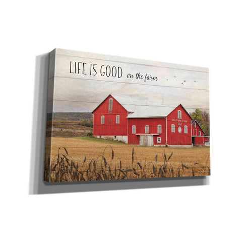 Image of 'Life is Good on the Farm' by Lori Deiter Canvas Wall Art