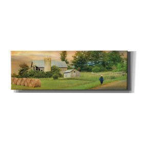 'Amish Barefoot Farmer' by Lori Deiter Canvas Wall Art