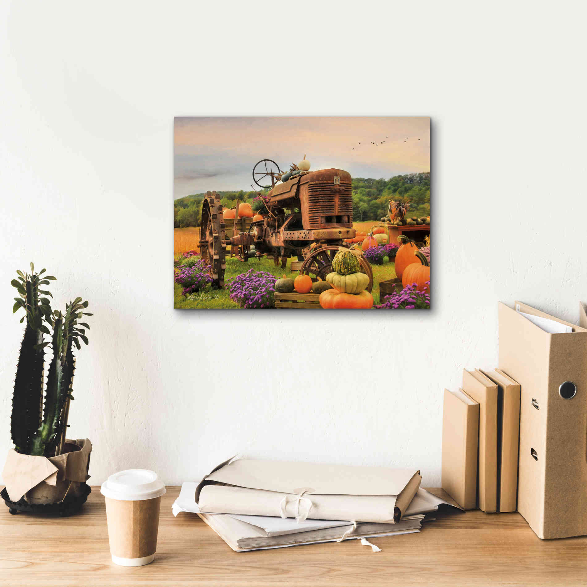 'The Harvester' by Lori Deiter Canvas Wall Art,16 x 12