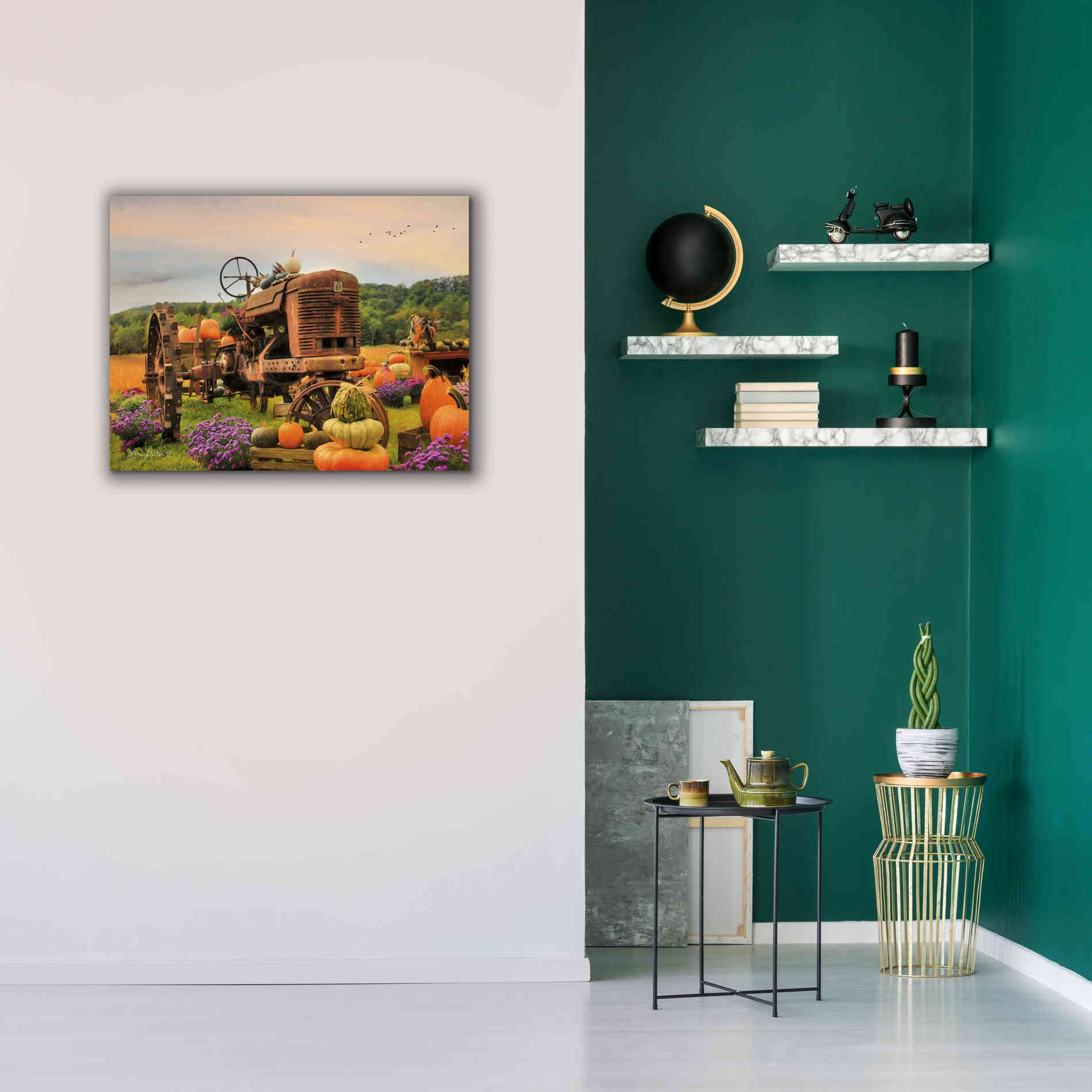 'The Harvester' by Lori Deiter Canvas Wall Art,34 x 26