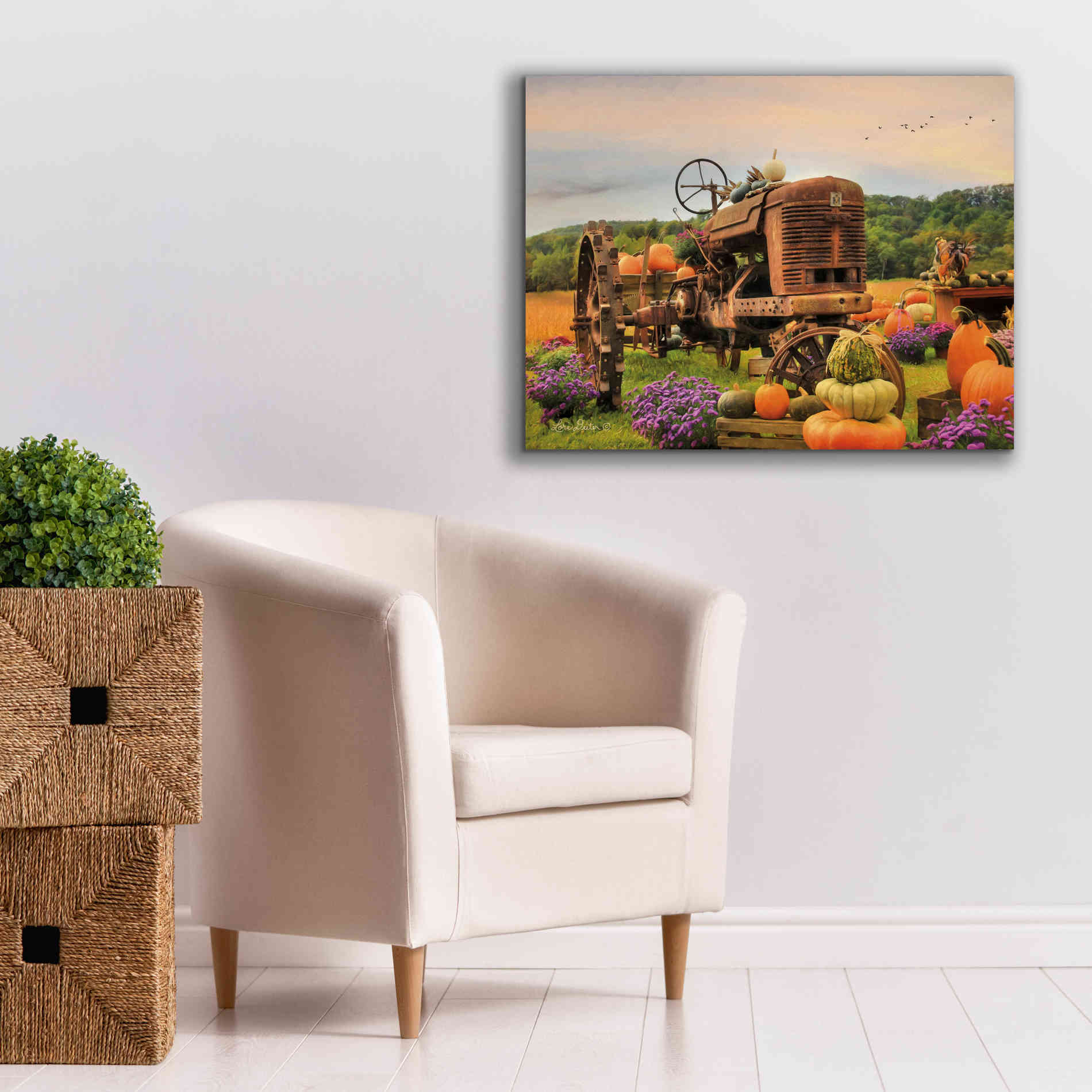 'The Harvester' by Lori Deiter Canvas Wall Art,34 x 26