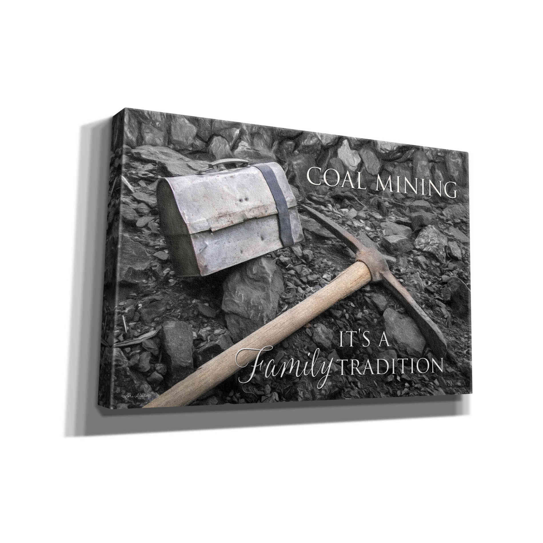 'Coal Mining - Family Tradition' by Lori Deiter Canvas Wall Art