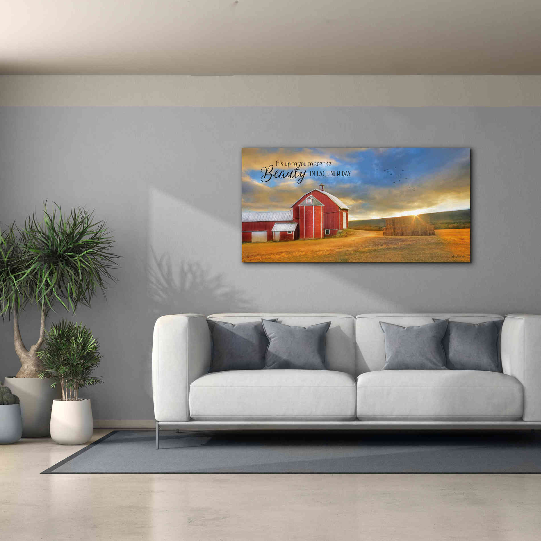 'The Beauty in Each New Day' by Lori Deiter Canvas Wall Art,60 x 30