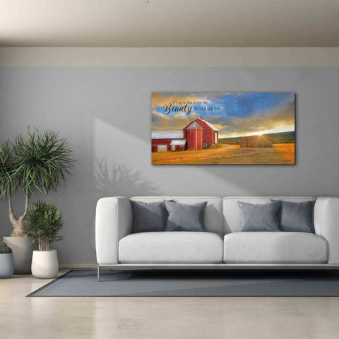 Image of 'The Beauty in Each New Day' by Lori Deiter Canvas Wall Art,60 x 30