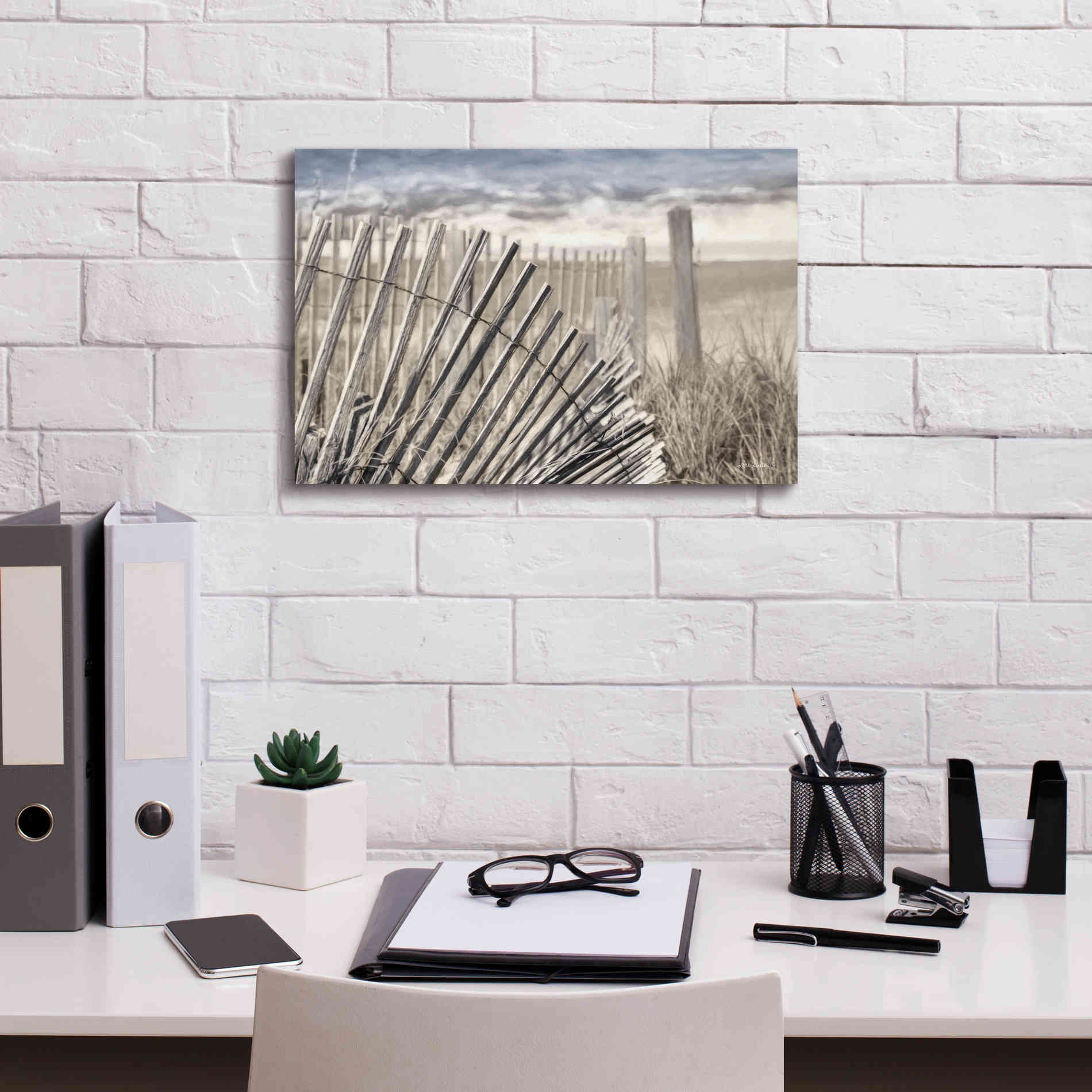 'On the Coastline' by Lori Deiter Canvas Wall Art,18 x 12