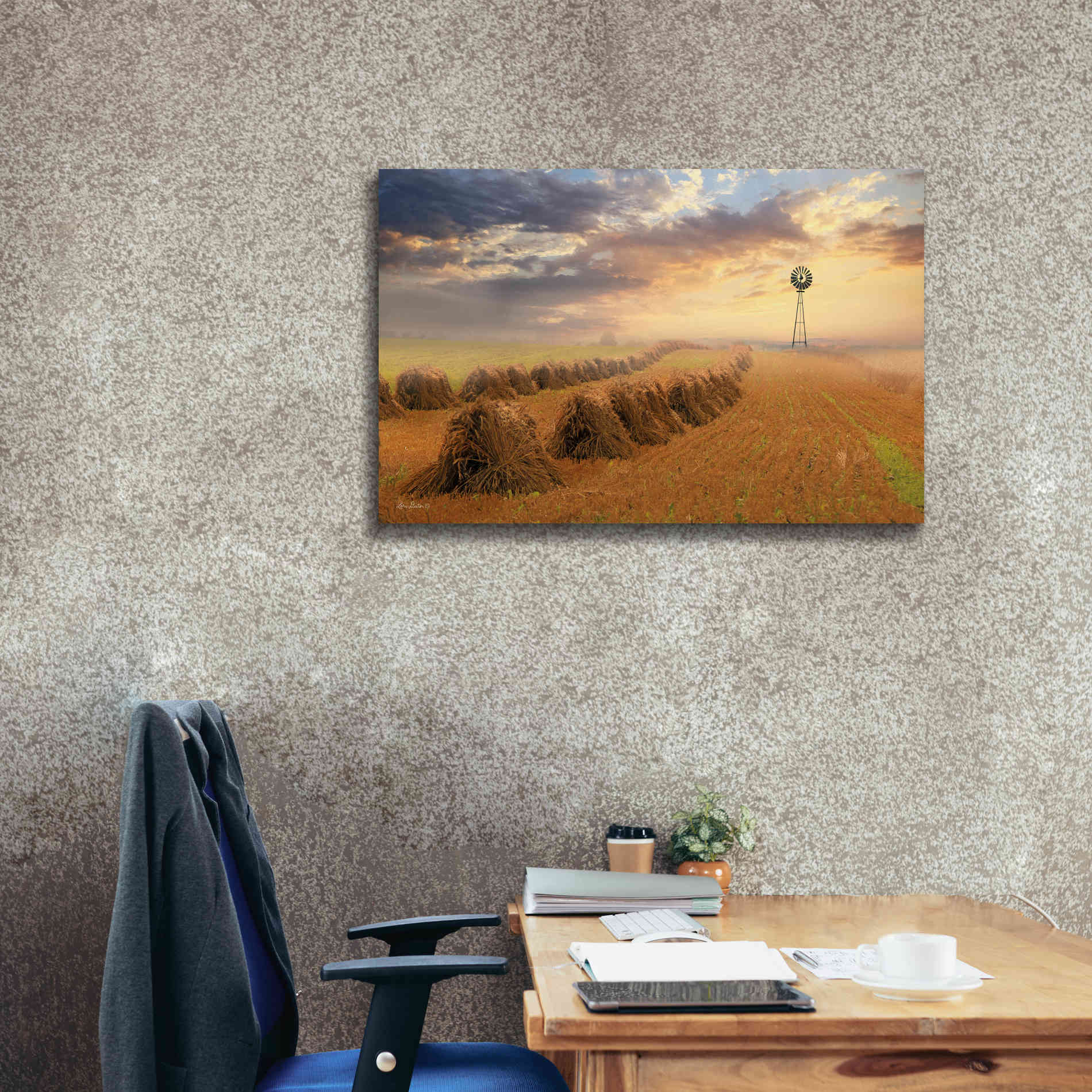 'Amish Country Sunrise' by Lori Deiter Canvas Wall Art,40 x 26