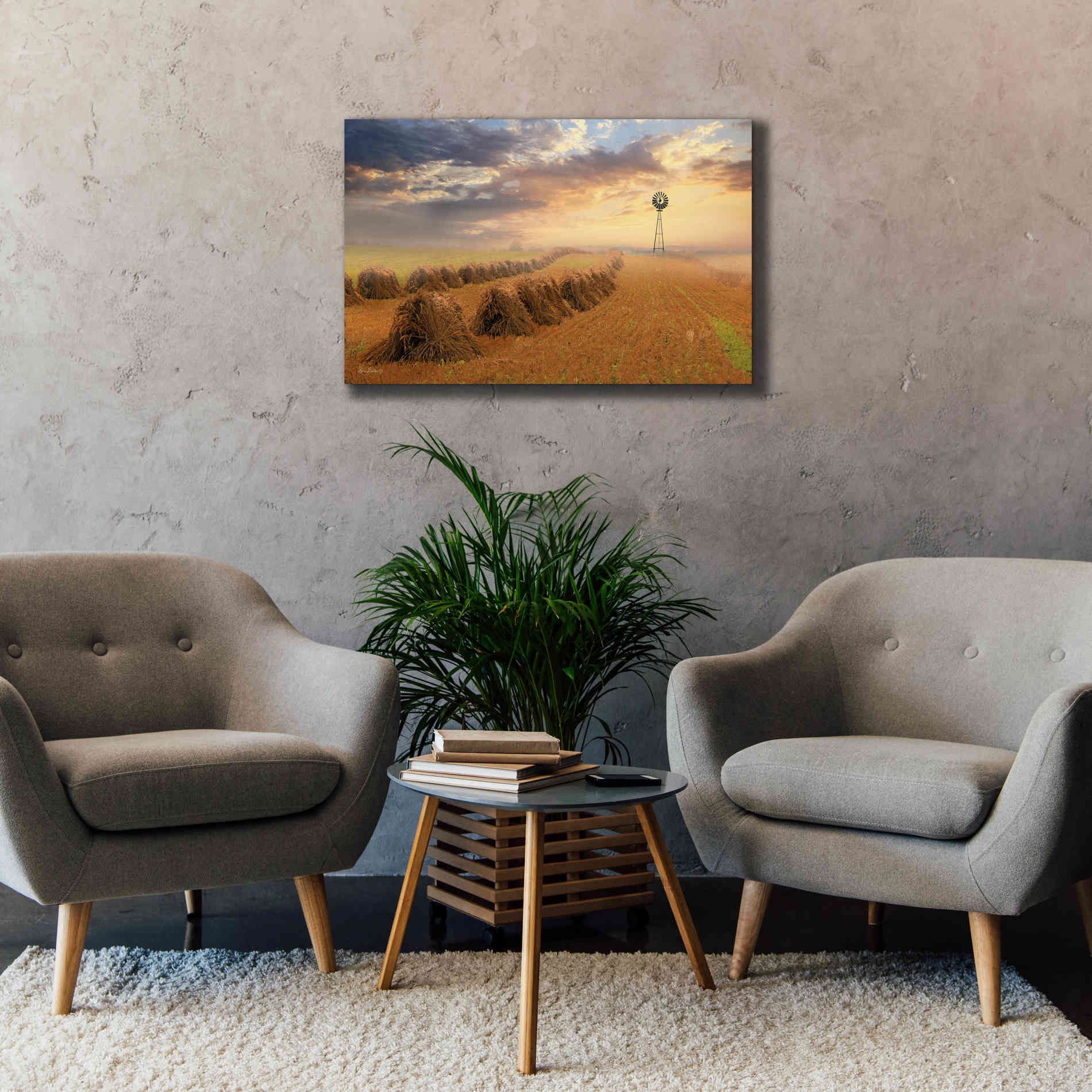 'Amish Country Sunrise' by Lori Deiter Canvas Wall Art,40 x 26