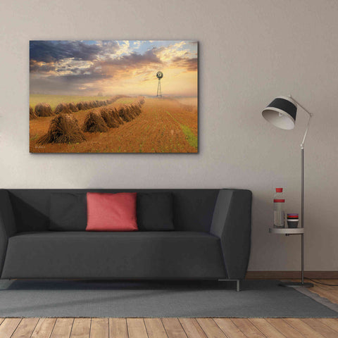 Image of 'Amish Country Sunrise' by Lori Deiter Canvas Wall Art,60 x 40