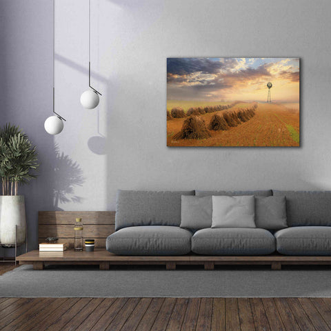 Image of 'Amish Country Sunrise' by Lori Deiter Canvas Wall Art,60 x 40
