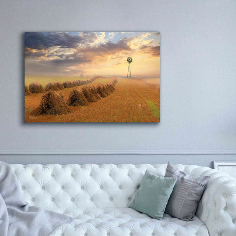 Image of 'Amish Country Sunrise' by Lori Deiter Canvas Wall Art,60 x 40