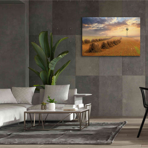 Image of 'Amish Country Sunrise' by Lori Deiter Canvas Wall Art,60 x 40