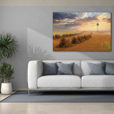 Image of 'Amish Country Sunrise' by Lori Deiter Canvas Wall Art,60 x 40