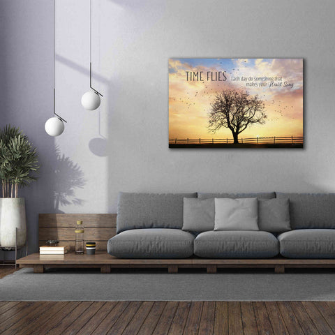Image of 'Time Flies' by Lori Deiter Canvas Wall Art,60 x 40