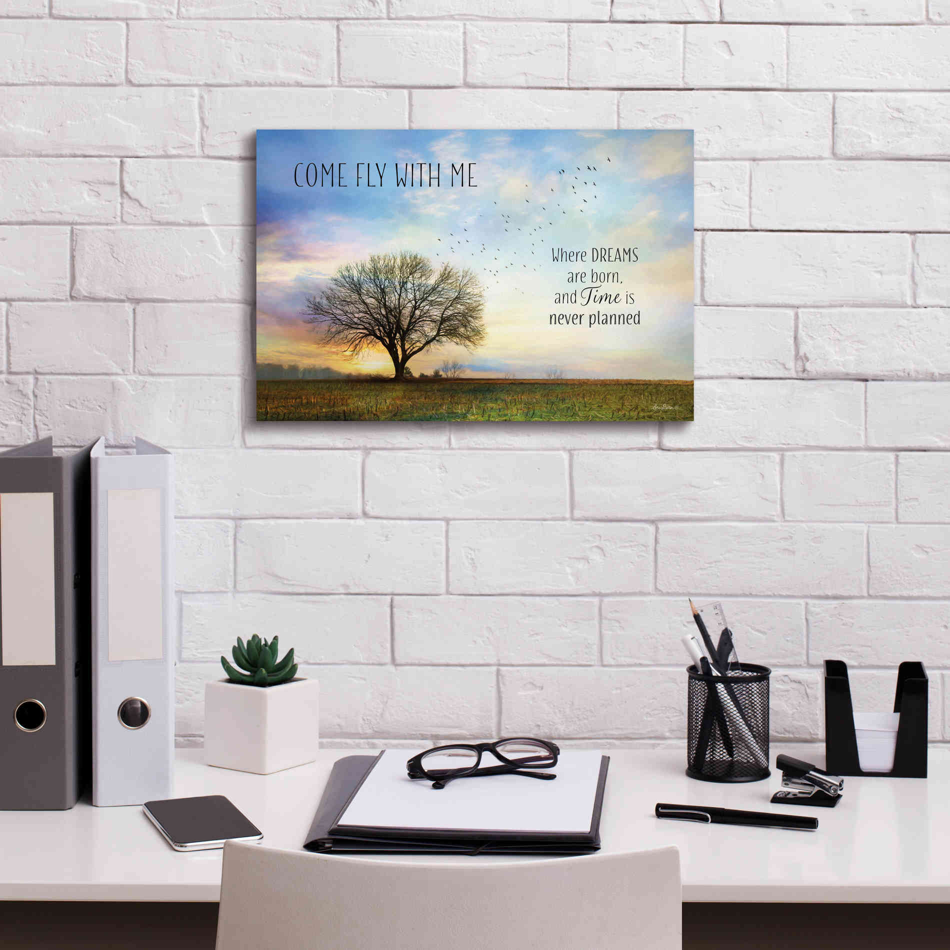 'Come Fly with Me' by Lori Deiter Canvas Wall Art,18 x 12