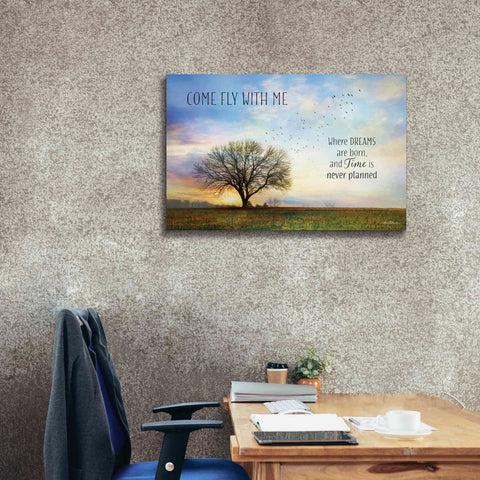 Image of 'Come Fly with Me' by Lori Deiter Canvas Wall Art,40 x 26