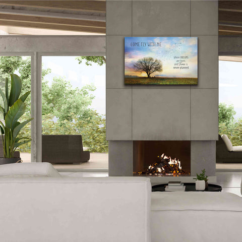 Image of 'Come Fly with Me' by Lori Deiter Canvas Wall Art,40 x 26