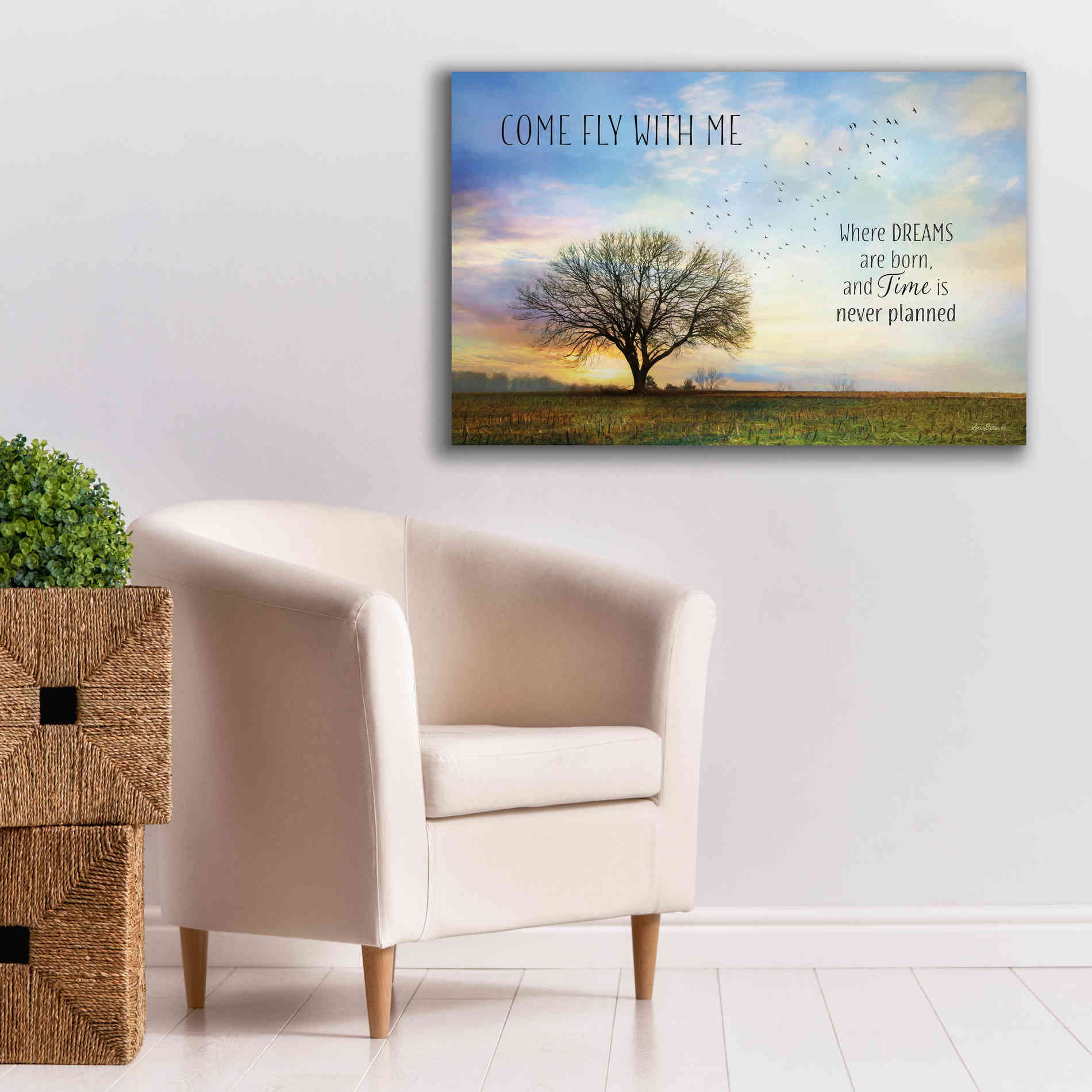 'Come Fly with Me' by Lori Deiter Canvas Wall Art,40 x 26