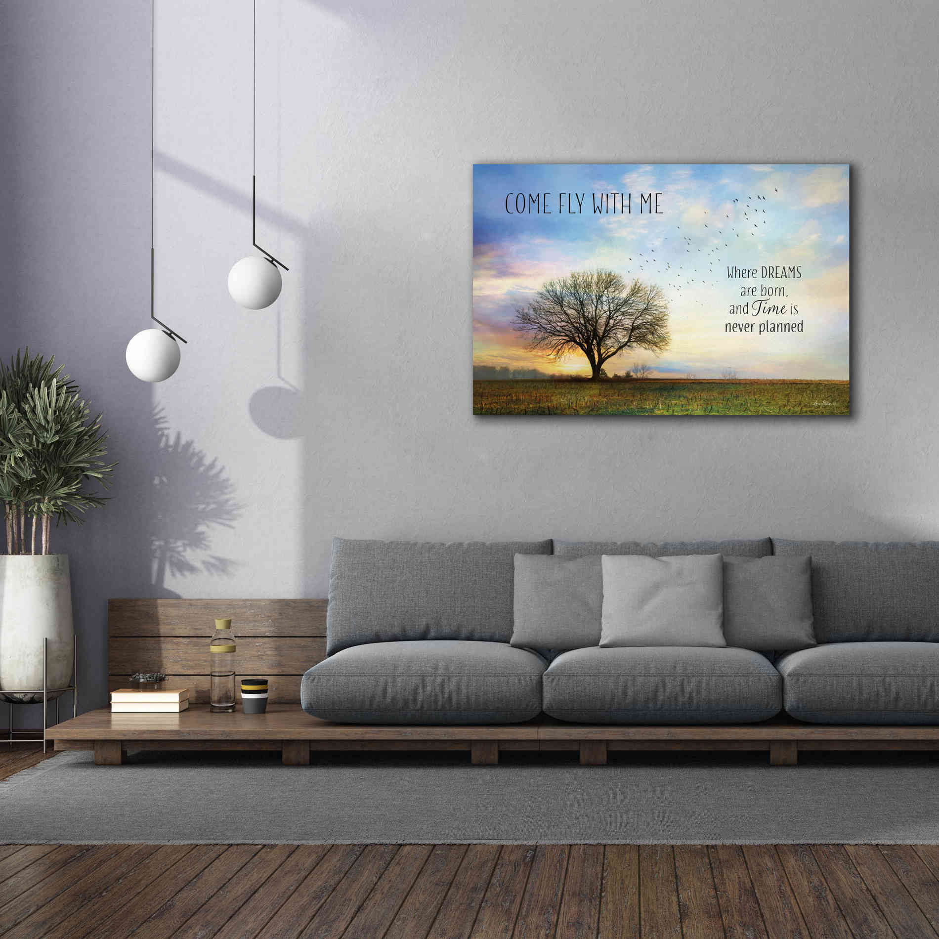 'Come Fly with Me' by Lori Deiter Canvas Wall Art,60 x 40