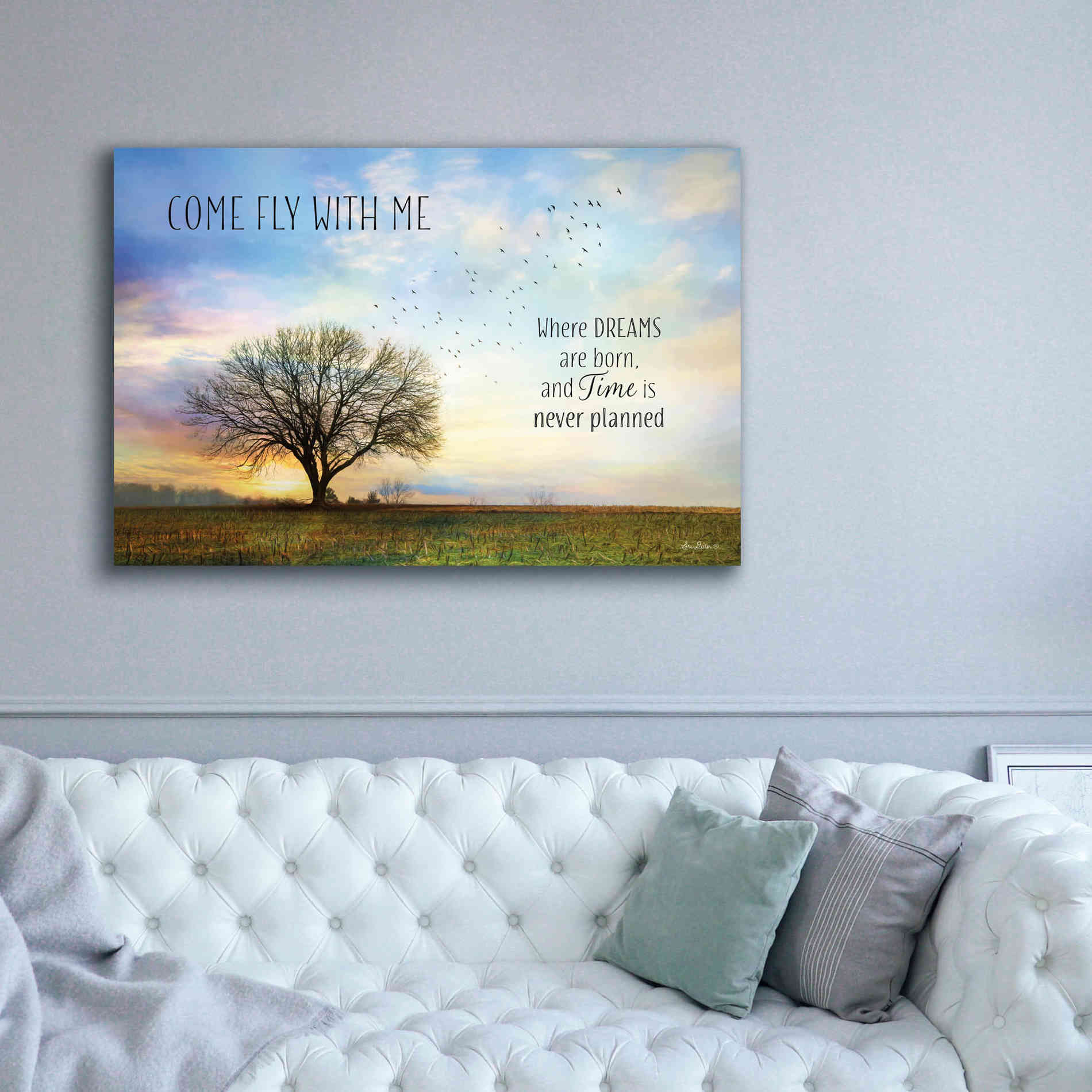 'Come Fly with Me' by Lori Deiter Canvas Wall Art,60 x 40