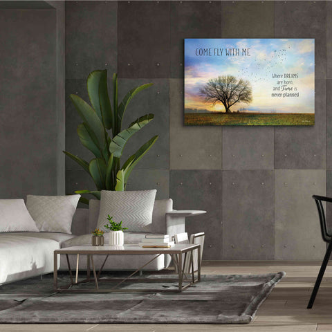 Image of 'Come Fly with Me' by Lori Deiter Canvas Wall Art,60 x 40