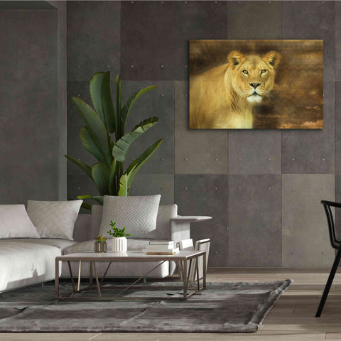 Image of 'Tribal Lioness' by Lori Deiter Canvas Wall Art,60 x 40