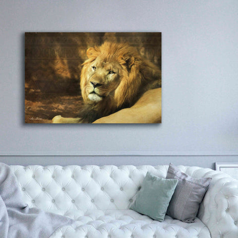 Image of 'Tribal Lion' by Lori Deiter Canvas Wall Art,60 x 40