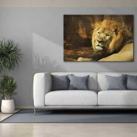 Image of 'Tribal Lion' by Lori Deiter Canvas Wall Art,60 x 40