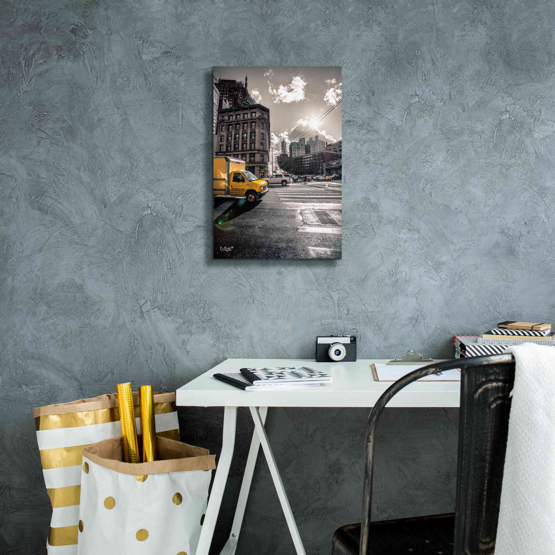 'Crosswalks of Manhattan I' by Donnie Quillen Canvas Wall Art,12 x 18