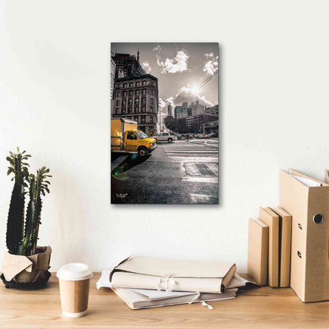 Image of 'Crosswalks of Manhattan I' by Donnie Quillen Canvas Wall Art,12 x 18