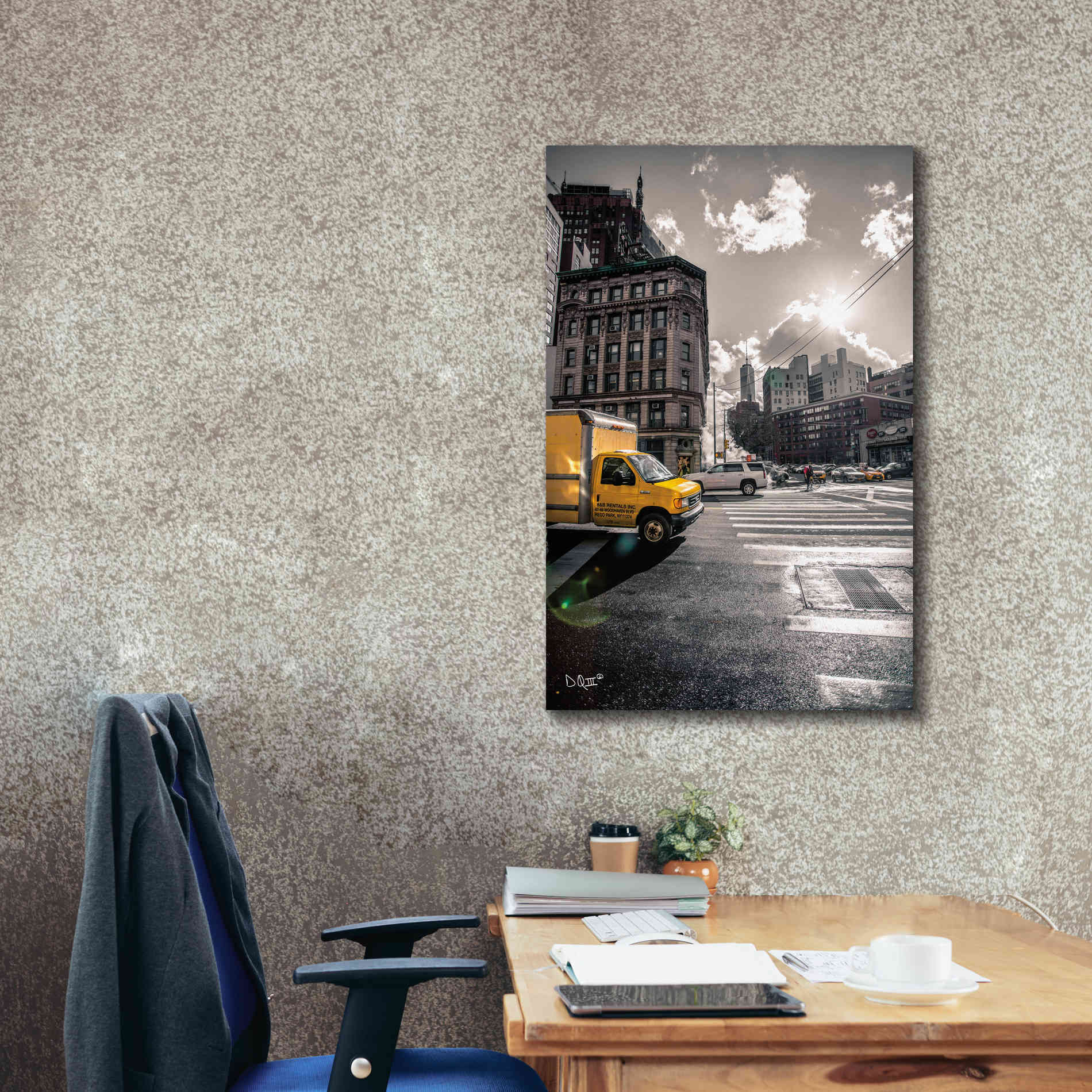 'Crosswalks of Manhattan I' by Donnie Quillen Canvas Wall Art,26 x 40