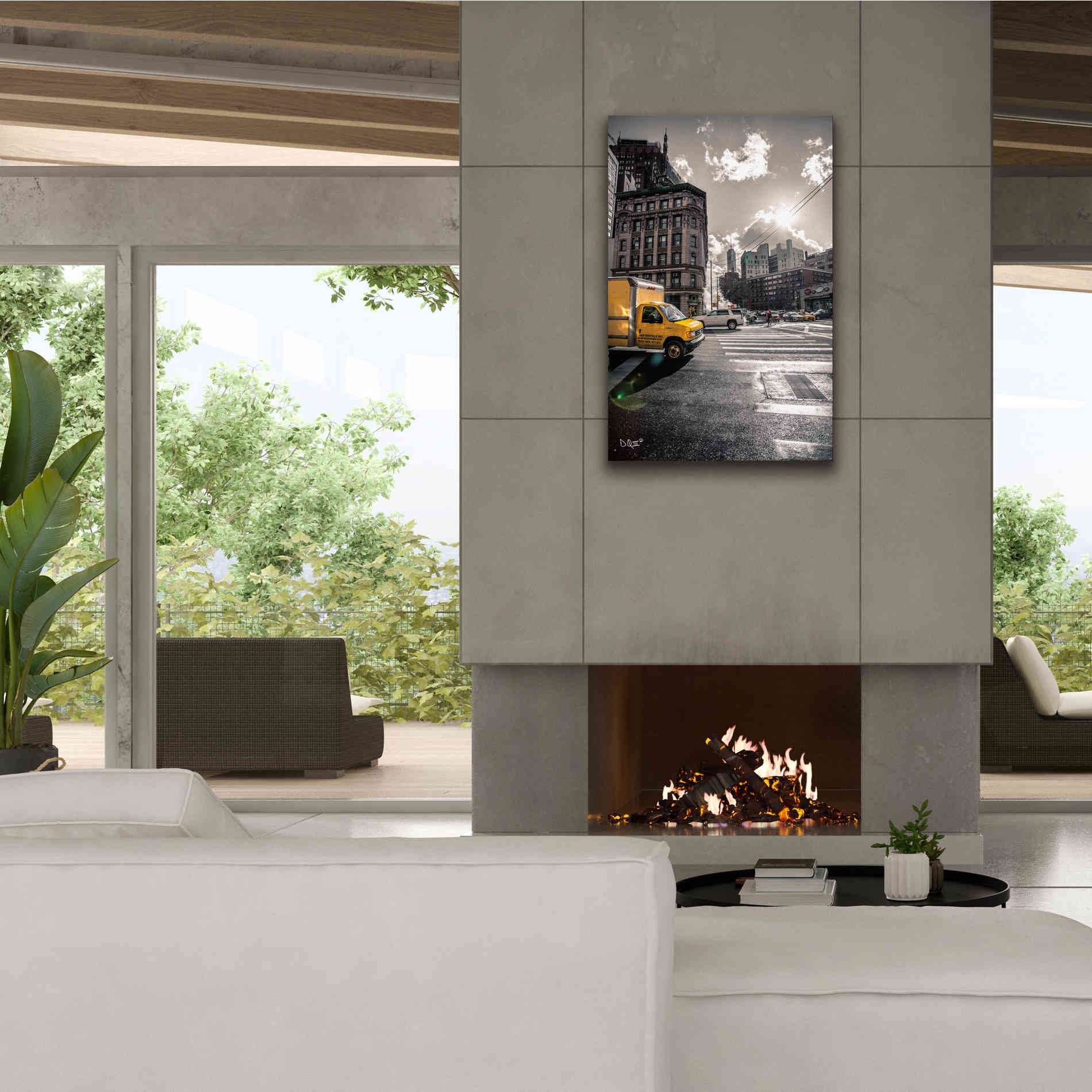 'Crosswalks of Manhattan I' by Donnie Quillen Canvas Wall Art,26 x 40