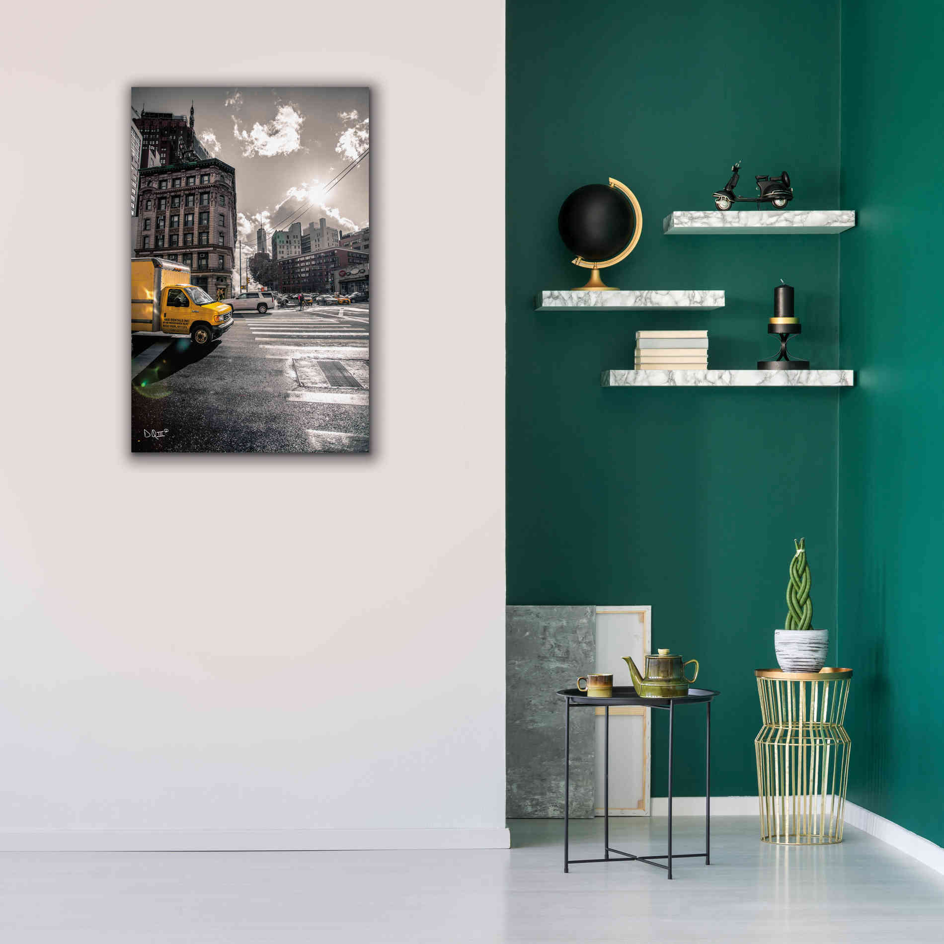 'Crosswalks of Manhattan I' by Donnie Quillen Canvas Wall Art,26 x 40