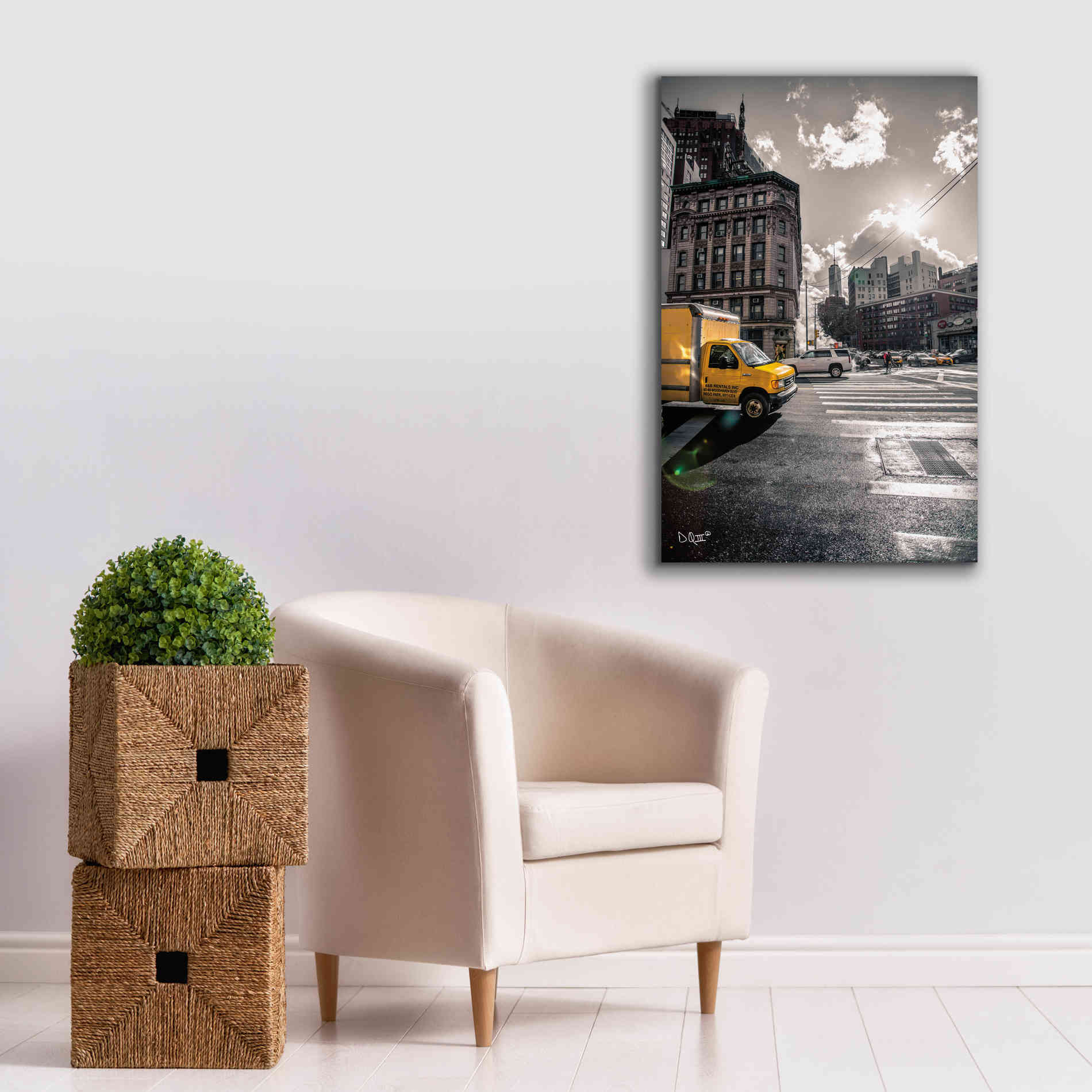 'Crosswalks of Manhattan I' by Donnie Quillen Canvas Wall Art,26 x 40