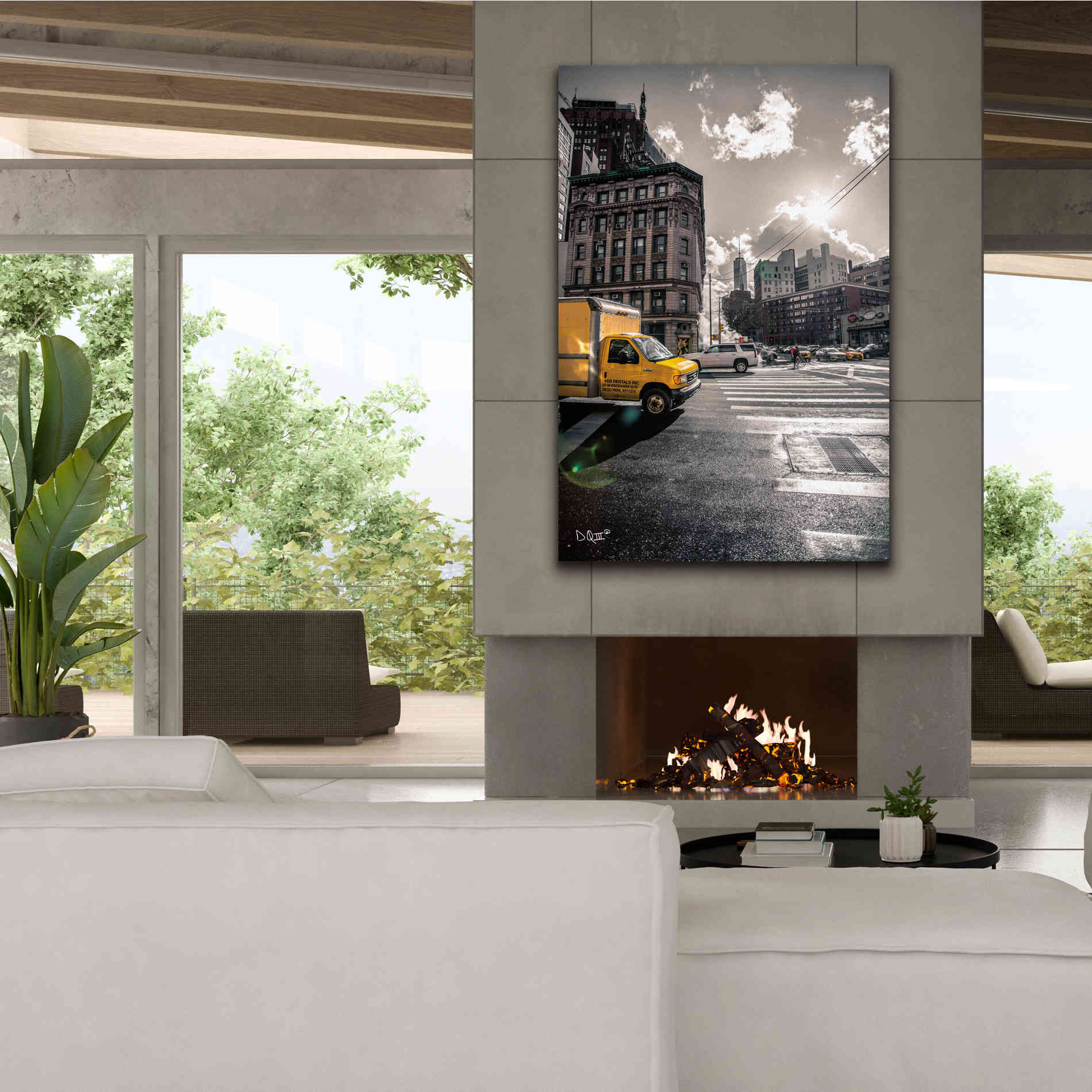 'Crosswalks of Manhattan I' by Donnie Quillen Canvas Wall Art,40 x 60