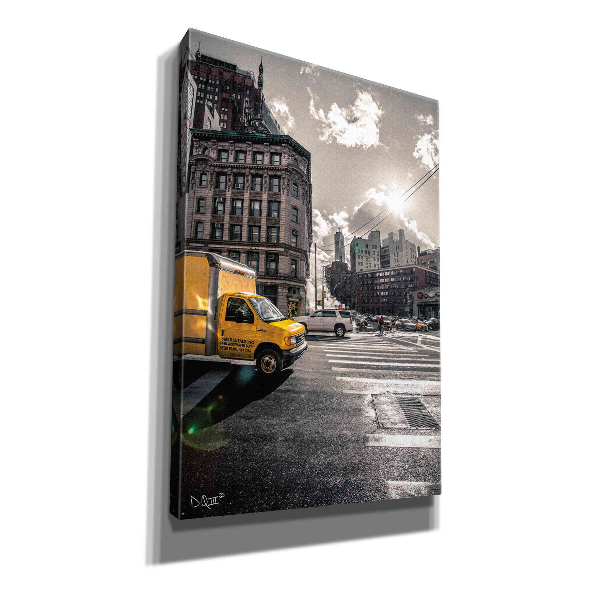 'Crosswalks of Manhattan I' by Donnie Quillen Canvas Wall Art