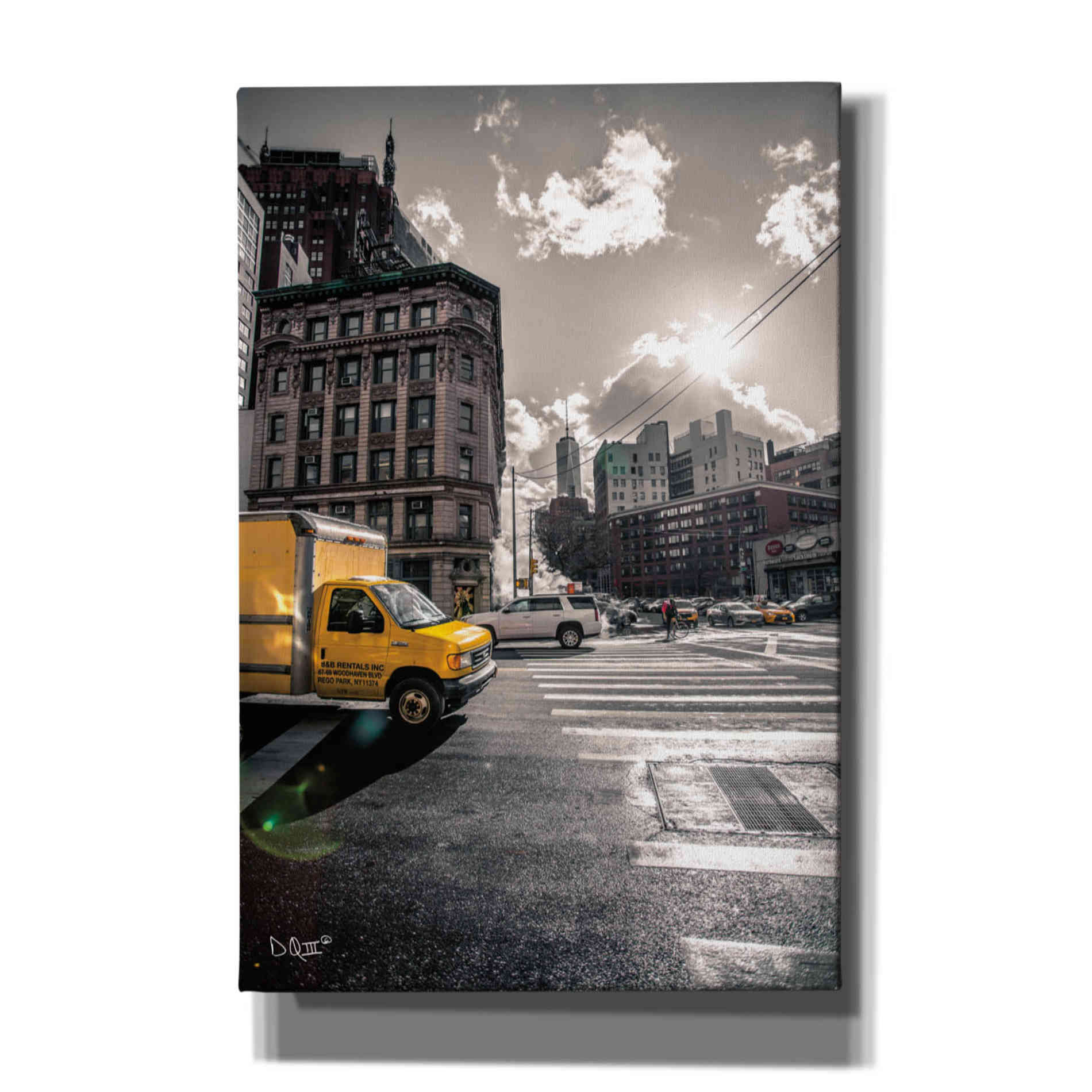 'Crosswalks of Manhattan I' by Donnie Quillen Canvas Wall Art