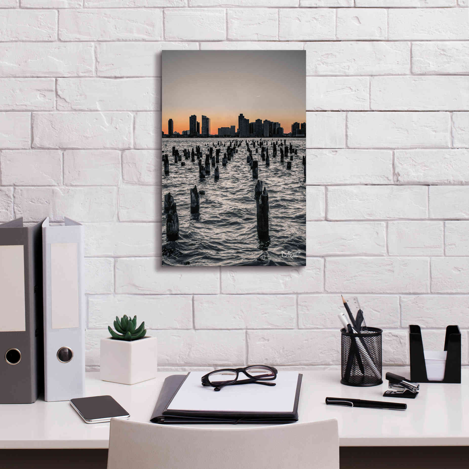'Manhattan Sunrise I' by Donnie Quillen Canvas Wall Art,12 x 18